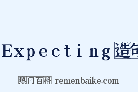 Expecting造句是什么意思的图片